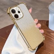 Phone Case For Vivo V70 Elite FE 5G 2026 Silicone Glitter Phone Casing Four Corner airbag Shockproof