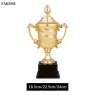 [SharprepublicefMY] Gold Award Trophy Football Competitions Award Cup Teamwork Award Competition Awa