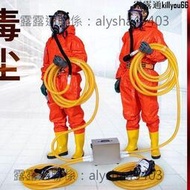 自吸式長管呼吸器過濾防護塵面罩單雙人電動送風式空氣呼吸器面具