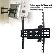 Telescopic TV Bracket Hanging TV monitor led 1.3m Thick 400 x 400 Pitch for 26-55 Inch 42 32 26 43 5