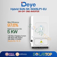 Deye Inverter 5KW Hybrid EU 1 Phase (รับประกัน 10 ปี) [จัดส่งฟรีทั่วประเทศ*]