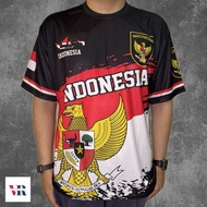 MERAH Khaos Merput Thick Soft T-shirt Happy Birthday Indonesia Couple August 17th Ministry of Educat
