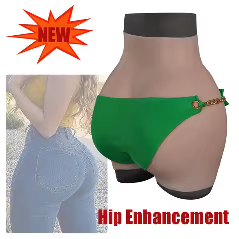 Realistic Fake Vagina Pant Cosplay Artificial Silicone Pants with Vagina for Transgender Crossdresse