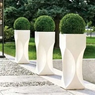 Nordic Big Size FRP Planter · Fibreglass Flower Pots For · Hotel Restaurant Home Garden Decor