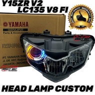 YAMAHA Y15ZR V2 LC135 V8 FI PROJECTOR HEADLAMP CUSTOM PNP HEAD LAMP LAMPU DEPAN CUSTOM Y15 V2 LCV8 1