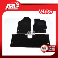 Toyota Vios NSP151 Facelift Floor Carpet Mat Cover For Vios (2019-2023) ARL Motorsport Car Accessori