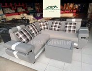 Sofa l sudut/sofabed/sofa minimalis - Urban Furniture