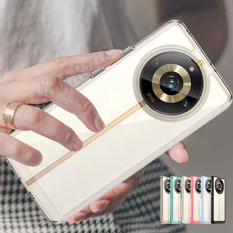 For Realme 11 Pro Case Cover Realme 11 Pro 5G Capas New Shockproof Colour Clear Transparent Fundas O