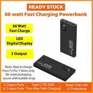 66 W Super Fast Charging Powerbank Light And Slim