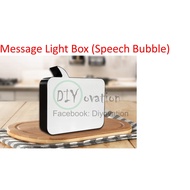 Hand writing message led light box/ Signboard/ Home decor item