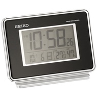 Seiko Clock SQ767W SEIKO, Seiko Clock digital radio alarm clock with 2 channels, calendar, temperature and humidity display (white).