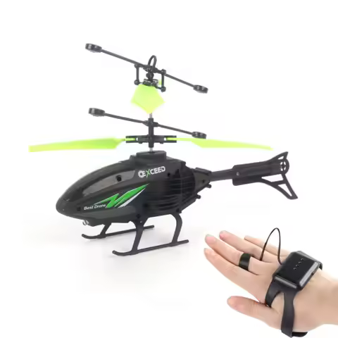 Watch Wrist Remote Control Aircraft Flying Helicopter Impact Resistant Induction Helicopter Hand Con