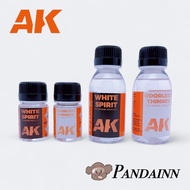 ((Pandainn) AK011 AK047 AK049 AK050 Aged Enamel Oil Paint Pigment Diluent Model Supplies