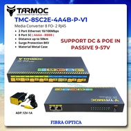 Tarmoc TMC-8SC2E-4A4B-P-V1 | Media Converter Switch 8FO 2LAN / 8 FO 2 LAN 10/ 100Mbps POE IN 9-57 VO
