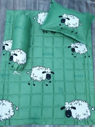 Set nệm 3 món trẻ em bộ chăn kèm gối hoạ tiết ngộ nghĩnh cho bé (bao gồm 1 nệm 1 gối ôm 1 gối nằm)