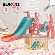 SKOI Children Slide Swing Combination Baby Indoor Home Slide Kindergarten Fun Playground