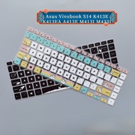 Asus Vivobook S14 Keyboard Cover K413E A413E M413I M433I S433EA M4100u um433iq E410M M4050I 14'' Inch Flip 14 Laptop Protector Sticker TP470E Soft Silicone film