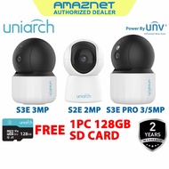 NEW Uniarch Indoor Model S2E 2MP/S3E 3MP/S3E Pro 3MP 5MP Two Way Talk Security CCTV Camera by UNV *F