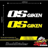 OS GIKEN STICKER 1PCS