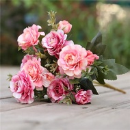 Artificial Silk Peony Bouquet, Artificial Flowers, Roses, Used for Wedding and Home Decoration