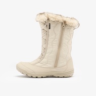 QUECHUA Kids’ warm, waterproof snow boots, sizes UK Jnr 11.5 - 5.5, SH500 Zip Beige
