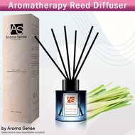 Aroma Sense Lemongrass Aromatherapy Reed Diffuser (50ml), use for Aromatherapy