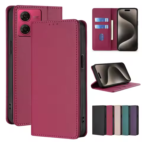 Flip Leather Bag Cases for Motorola MOTO G G200 G100 G84 G82 G73 G72 G71S G62 G60S G54 G53Y Power Pl