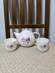 Hello kitty茶具組 附盒子