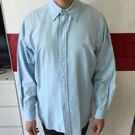 Ralph Lauren Classic Fit 男襯衫 水藍色