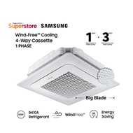 Samsung AC Cassette Ceiling Inverter Korea 4 Way Wind-Free 3 PK -