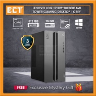 Lenovo LOQ 17IRR9 90X00014MI Tower Gaming Desktop (I5-14400F 4.70GHz,512GB SSD,16GB D5,RTX4060 8GB,W