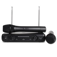 Professional Wireless Microphone System Karaoke Dual Handheld Dynamic Microphones Mic for Home Party