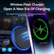 Magnetic Wireless Car Charger Holder Compatible with IP 14 13 12 Professional Fast Charging Wireless