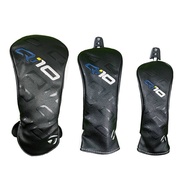 Golf TaylorMade Qi10 Driver, Fairway Wood, Hybrid Headcover (Black) Taylor Made Qi 10