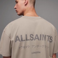 ALL SAINTS New Oversized Letter Explosive Pure Cotton Short Sleeved T-shirt for Men and Women