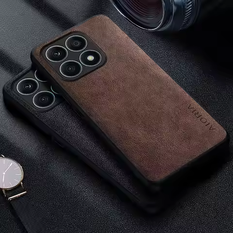 Case for Honor X8a X8b X8c X7a X7b X7c X6a X6b X6c 4g Premium Luxury leather Phone Cover Funda Retro
