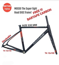 FRAME SEPEDA ROADBIKE MOSSO 710TCS SIZE 530MM 53CM DISCBRAKE RANGKA ROAD BIKE BALAP MOSO UKURAN 530