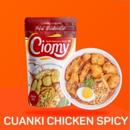 Cuanki ciomy spicy pouch yellow noodles 80g spicy chicken