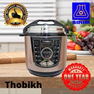 Thobikh 6L Pressure Cooker, Non Stick Rice Cooker Multifunction Pressure Cooker Periuk Nasi (Malaysia Plug)