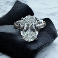 5卡cvd培植鑽石F色 IGI證書，連18k金托