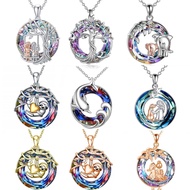 Cloud Brocade Fashion Tree of Life Pendant Simple Hollow Tree of Life Necklace 11.24+8.8