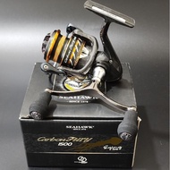 SEAHAWK CARBON FURY 1500 DOUBLE HANDLE EGING FISHING REEL