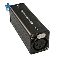 XLR Audio Isolator Single Channel XLR Ground Loop Noise Isolator Audio Noise Isolator