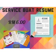 RESUME PDF 2025 | BUAT EDIT RESUME | SERVICE RESUME CEPAT