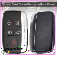 POPULAR Car Key , Black 5 Buttons Remote Fob Cover,  ABS Car Key Shell for Land Rover Evoque Discove