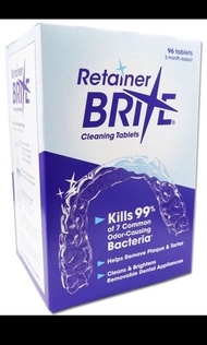 Retainer Brite 牙套清潔片 96片 （可買1個月裝）