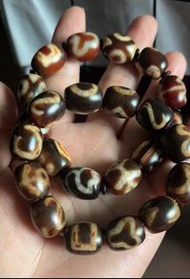 早年的藏红老火供老天珠多宝天珠曾参加多次火供大会