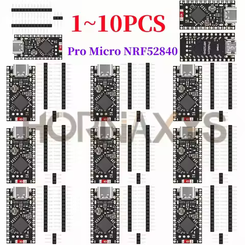 1~10PCS/NRF52840 Development Board Compatible With Nice!Nano V2.0 Bluetooth Charging Management Pro 