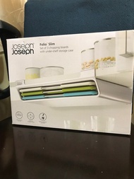 Joseph Joseph 懸掛式砧板收納架連多色砧板3塊套裝