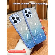 For IPhone 13 Pro Max Case Electroplating Soft Glitter TPU Cellphone Back Cover Luxury IPhone 13 Pro Max Phone Casing